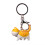 Cute Cat Key Ring Accessory Various Stylish-yellow and white 1