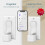 MOES BLE Fingerbot Plus Smart Switch Button Pusher - Upgrade With Touch Control, Compatible With Smart Life App, Remote Control, Voice Command, Timer, 2