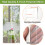 Risareyi Magnetic Fly Screens for Doors 210x235cm, White 3