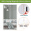 Risareyi Magnetic Fly Screens for Doors 210x235cm, White 4