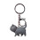 Creative Cat Shaped Key Ring With Fun Designs To Add-Gray 1