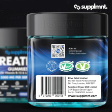 Supplmnt. Creatine Gummies 5000mg 120ct Max Strength Muscle Growth/Recovery Supplements for Men & Women Creatine Monohydrate Plus B12 and L-Taurine, B