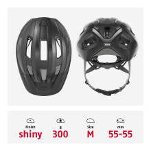 ABUS Macator road bike helmet - sporty bike helmet for beginners - also for pigtail wearers - for men and women