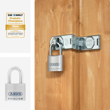 ABUS Mechanical 96TI/60 Titanium Open Shackle Padlock, 60 mm