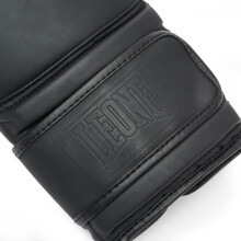LEONE 1947 BLACK&WHITE BOXING GLOVES black/10OZ - GN059