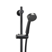 Croydex Presion Matte Black Shower Riser Rail Kit 68cm Riser Rail Pre