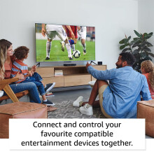 Certified Refurbished Fire TV Cube | Hands-free streaming media player with Alexa, Wi-Fi 6E, 4K Ultra HD
