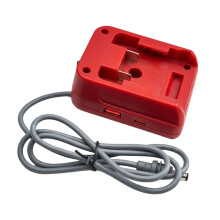 Universally 18V Battery Adapter USB DC5.5x2.1mm-USB A and USB C