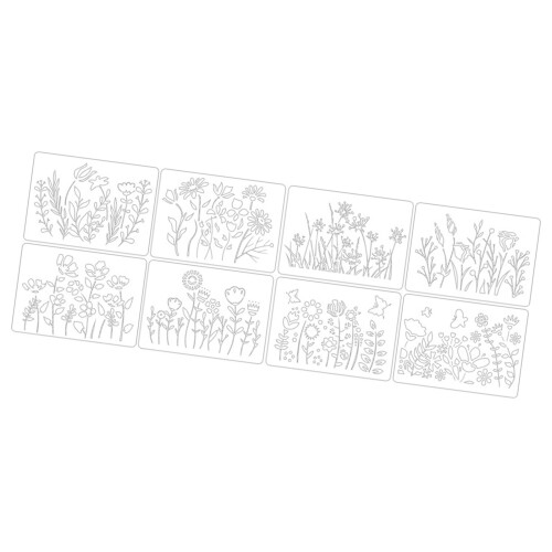 Precisions Cut Stencils Set Hollow Out Drawing Templates For