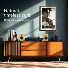 House of Marley Stir It Up Wireless 2 Turntable - Bluetooth Record Player, 2-Speed Sustainably Made Vinyl Player, Turntables for Vinyl Records with Au