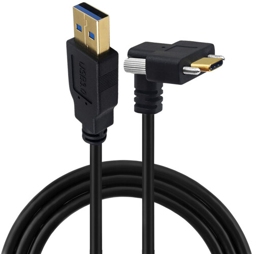 Schnelles Datenkabel vom Typ C auf USB 3.0, abgewinkeltes-2m