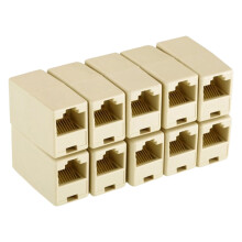 10Pcs Networking Ethernet Double Straight Head Networking