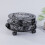 Iron Rolling Plant Bracket With Caster Round Iron Flower Top 5