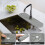 Silicone Faucet Draining Mat35.4x14.8cm 1