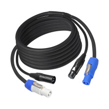 Câble d'alimentation robuste XLR, câble de câblage de scène-7,6m