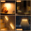 JEKEMORYE Under Cupboard Kitchen Lights LED - Warm 30CM 6 Pack - with USB Cables 7