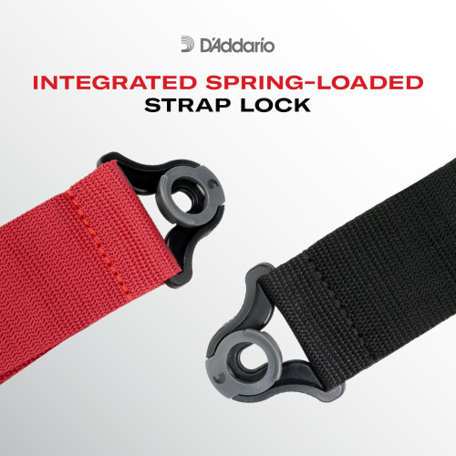 D'Addario Auto Lock Guitar Strap, Skater Stars 1