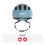 Abus Casco da bicicletta - ABUS - 67264 - Blu chiaro - Bambino - Taglia M 2
