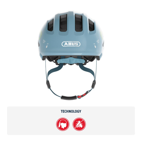Abus Casco da bicicletta - ABUS - 67264 - Blu chiaro - Bambino - Taglia M 1