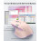 TeckNet TECKNET Wireless Mouse, Bluetooth Mouse with Thumb Scroll, Rechargeable Mice, Dual Bluetooth 5.3 & 2.4GHz, Ergonomic, 4800DPI Adjustable, Silent Click 5