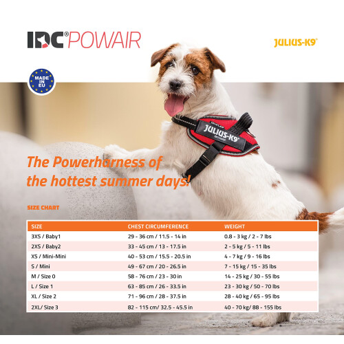 IDC Powair Harness, Size: 2XL, Neon 2