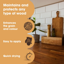 Furniture Clinic Danish Oil for Wood Premium Finishing Oil to Enhance