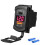 3 In 1 Car Charging Adapter With Type C PD And USB QC3 0-Red 1