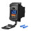 Quick Charge 3 0 USB Car Charging Adapter With Digital-Blue 1