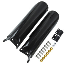 Universal Motorcycle Front Fork Guards Plastic For-Black 29cm