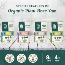 iTz noT Ready (Pack of 14, Mix Pack) Cooked, Shirataki, Moyu, Konjac Plant Fibre Pasta, Low Carb, & No Added Preservatives, Healthy, Gluten Free, Gut