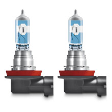 OSRAM NIGHT BREAKER LASER H8, +150% more brightness, halogen headlight lamp, 64212NL-2HB, 12V, Hanging folding box (2 lamps)
