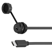Heavy Duty HDTV Female To Female/Male-0.25m Female to plug