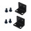 Metal/Plastic Rack Mount Ear Mounting-Not lengthened ABS 1