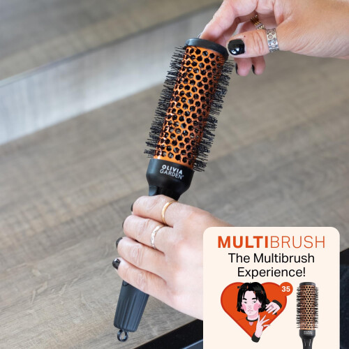 Olivia Garden Multibrush 4er-Set 35 mm 1