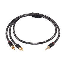 High Performances 3.5mm Stereo Adapter Cable Cord 1.5m TPE
