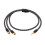 High Performances 3.5mm Stereo Adapter Cable Cord 1.5m TPE 1