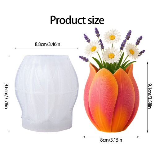 Moules en Silicone en forme de pétale de fleur 3D, pour 2