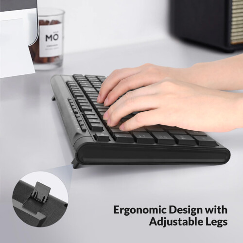 2Pack-Rii RK211 Wireless keyboard and Mouse Set(Black) 2