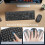 2Pack-Rii RK211 Wireless keyboard and Mouse Set(Black) 4