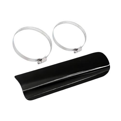 Motorcycle Accessories Exhaust Pipe Guard With Metal-Silver A
