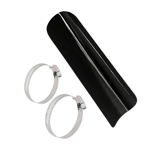 Motorcycle Accessories Exhaust Pipe Guard With Metal-Silver B