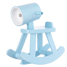 Luminária noturna LED fofa – Alimentada por bateria, branco quente.