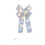 Pre-Lit Snowflake Bow Decor83cm Blue 1