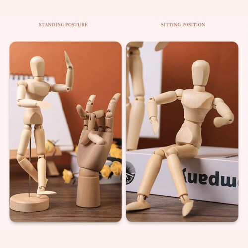 Zeichenfigur für Künstler mit-12 Zoll 2