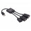 Universal USB C Splitter with USB and USB Port PVC-TypeC 6