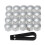17mm Universal Lug Nut Covers Silver - 4x20pcs Wheel Screw Protector Caps 4