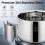 Stainless Steel Rice Cooker Inner Pot Replacement Electric-A 2
