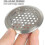 Grilles de ventilation, 50 pièces en acier inoxydable pour conduits 4