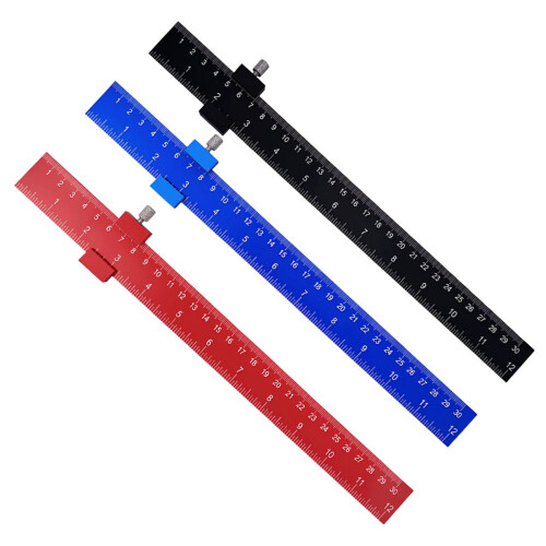 Professional Aluminum Alloy Positioning Ruler for-Red 1