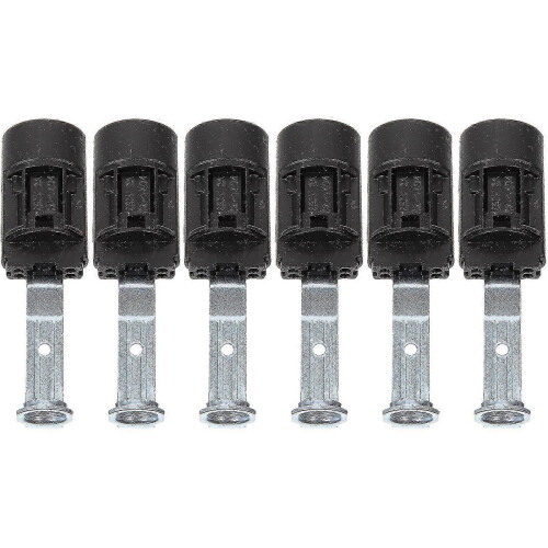 6pcs Candelabra Sockets Replacement Light Bulb Holders E14 Lamp Making Kit 2